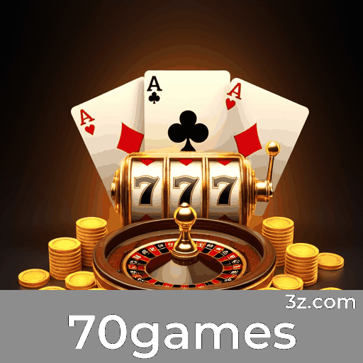 70Games: Slot Machines - Mega Jackpot, Jogos de Mesa - Estratégia Avançada, Real Dealer - Imersão Total